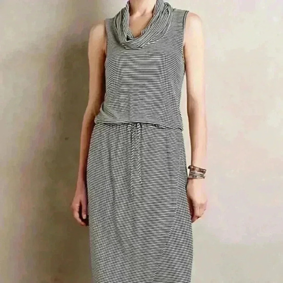 Dolan Left Coast Collection Cowl Neck Tulip Hem Dress Size XSP - Picture 2 of 9